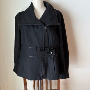Women's Black wool coat